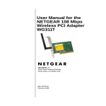 Netgear WG311T User's Manual