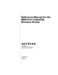 Netgear MR814v2 User's Manual