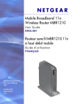 Netgear MBR1210 User Guide