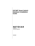 Netgear GS748T User's Manual