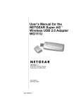 Netgear WG111U User's Manual