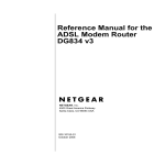 Netgear DG834 V3 User's Manual
