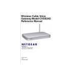 Netgear CVG824G User's Manual