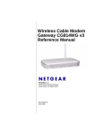 Netgear CG814WG V3 User's Manual