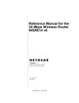 Netgear WGR614 User's Manual