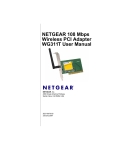 Netgear WG311T User's Manual
