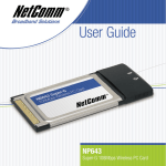 NetComm NP643 User's Manual
