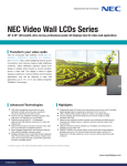 NEC X464UN-2 Brochure