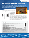 NEC X462S-PC Brochure