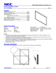 NEC V462-PC Installation and Setup Guide