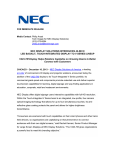 NEC V423-TM User's Information Guide