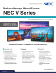 NEC V323-2-AVT Brochure