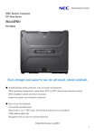 NEC ShieldPRO FC-Note Series User's Manual