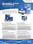 NEC PA242W-BK-SV Brochure