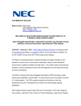 NEC P552 User's Information Guide