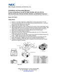 NEC NP3150CM User's Manual