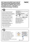 NEC NP-UM330X User's Manual