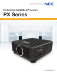 NEC NP-PX700W2 Brochure