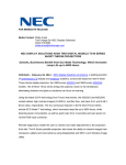 NEC NP-M332XS User's Information Guide