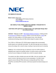 NEC NP-L102W User's Information Guide
