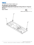 NEC NP-L102W Mechanical Drawings