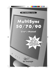 NEC MultiSync Soundbar 90 User's Manual