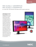 NEC MULTISYNC LCD2690WUXI User's Manual
