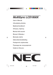 NEC MultiSync LCD1850X User's Manual