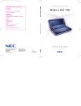 NEC MobilePro 790 User's Manual