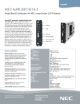 NEC LCD4620-2-AV Miscellaneous Information