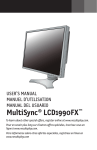 NEC LCD1990FXTM User's Manual