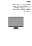 NEC LCD193WM User's Manual