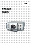 NEC GT5000 User's Manual