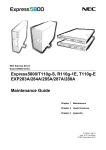 NEC Express5800/T110g-S Maintenance Manual
