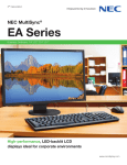 NEC EA193Mi-BK Brochure