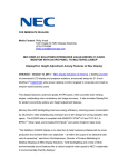 NEC E224Wi-BK User's Information Guide