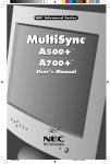NEC A500+TM User's Manual