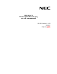 NEC N8580-31 User's Manual