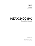 NEC 2400 ipx User's Manual