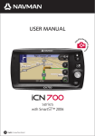 Navman iCN700 User's Manual