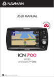 Navman iCN-700 Series User's Manual