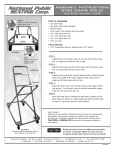 National Public Seating DY82 User's Manual