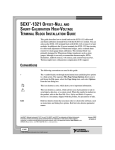 National Instruments SCXI-1321 User's Manual