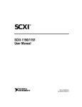 National Instruments SCXI-1190/1191 User's Manual