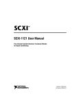 National Instruments SCXI-1121 User's Manual