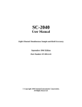 National Instruments SC-2040 User's Manual