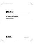 National Instruments Image Acquisition Software User's Manual