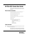 National Instruments PCIe-8231 User's Manual