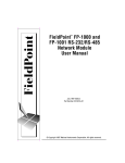 National Instruments FP-1000 User's Manual