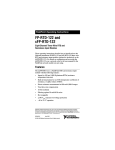 National Instruments cFP-RTD-122 User's Manual